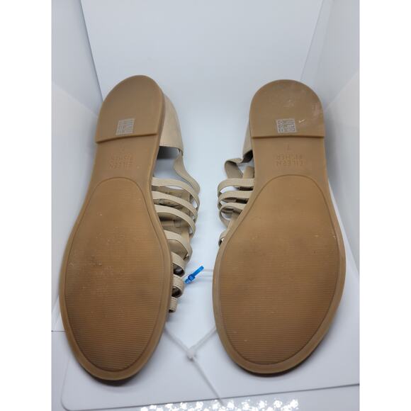 Eileen Fisher Rato Sandal in Honey Tumbled Nubuck - Picture 4 of 10